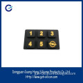 ODM OEM Factory Custom silicone rubber keypad with Laser etching